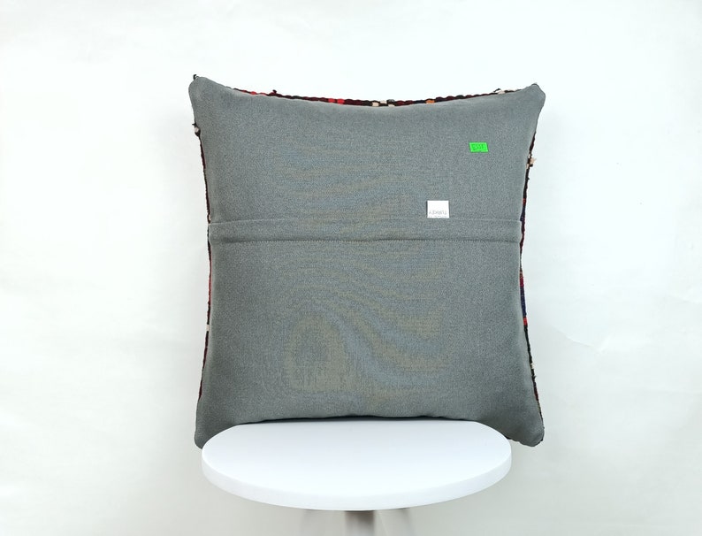 Throw Pillows Vintage Pillow Sofa Pillow Vintage Pillow 18x18 Kilim Pillow Geometric Pillow E337 Striped Pillow Cushion Cover