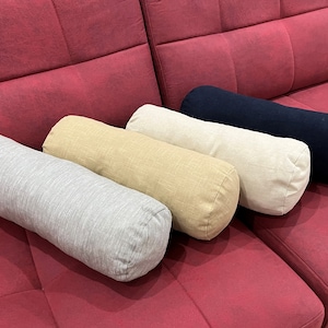 Pure Linen, Linen Bolster Cover, Any Size Bolster Cover, Linen Bolster, Natural Pillow, Natural Pillow Cover, Roll Pillow, Linen Cushion