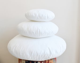 Round Pillow Insert, Cushion Pads, Round Pillow, Round Cushion Insert, Kilim Pillow Insert, Throw Pillow Insert, Cushion Filling,Custom size
