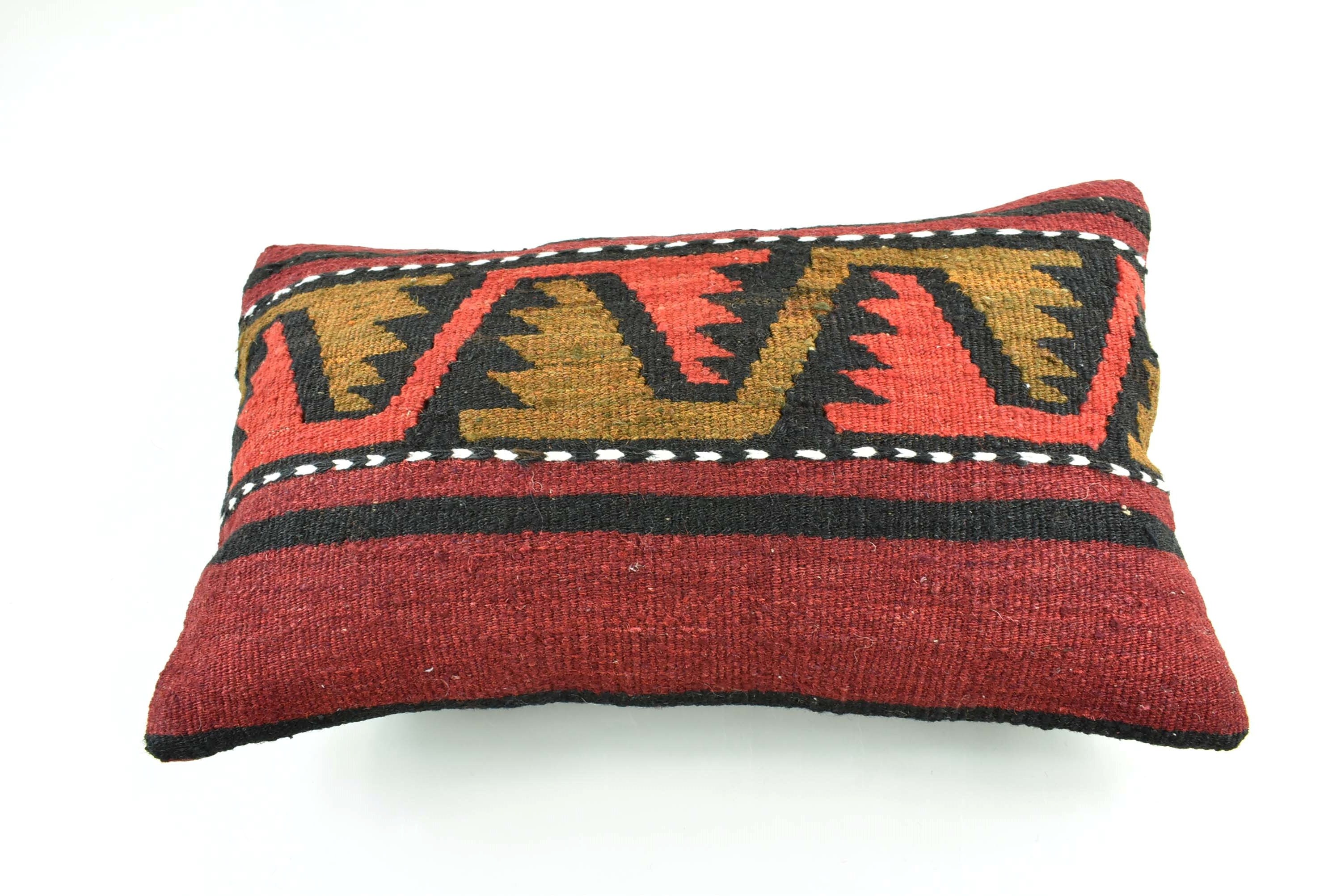 Kilim Pillow Lumbar Kilim Pillow Cover 12x20 Cushion Kilim Etsy UK