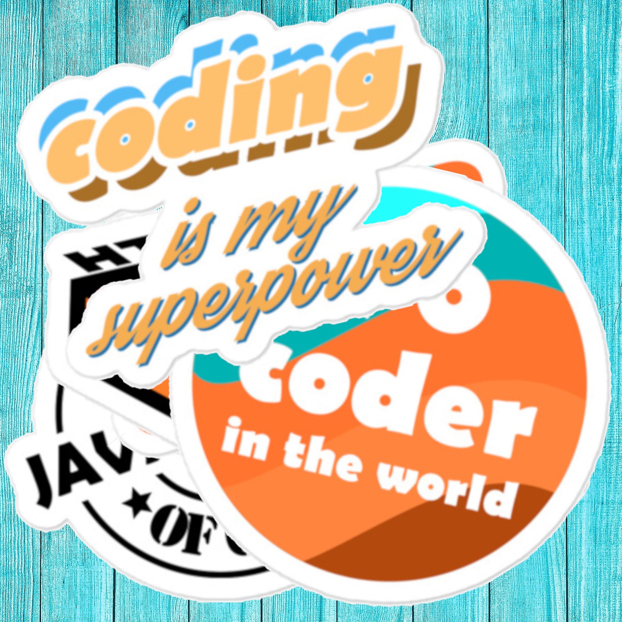 6 Developer Stickers Computer Stickers Laptop Decal Etsy