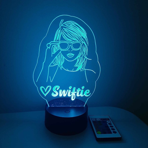 Personalized Taylor Swift Sign, Personalized Taylor Swift Night Light, Swiftie Night Light, Taylor Swift Gift, LED Night Light Sign