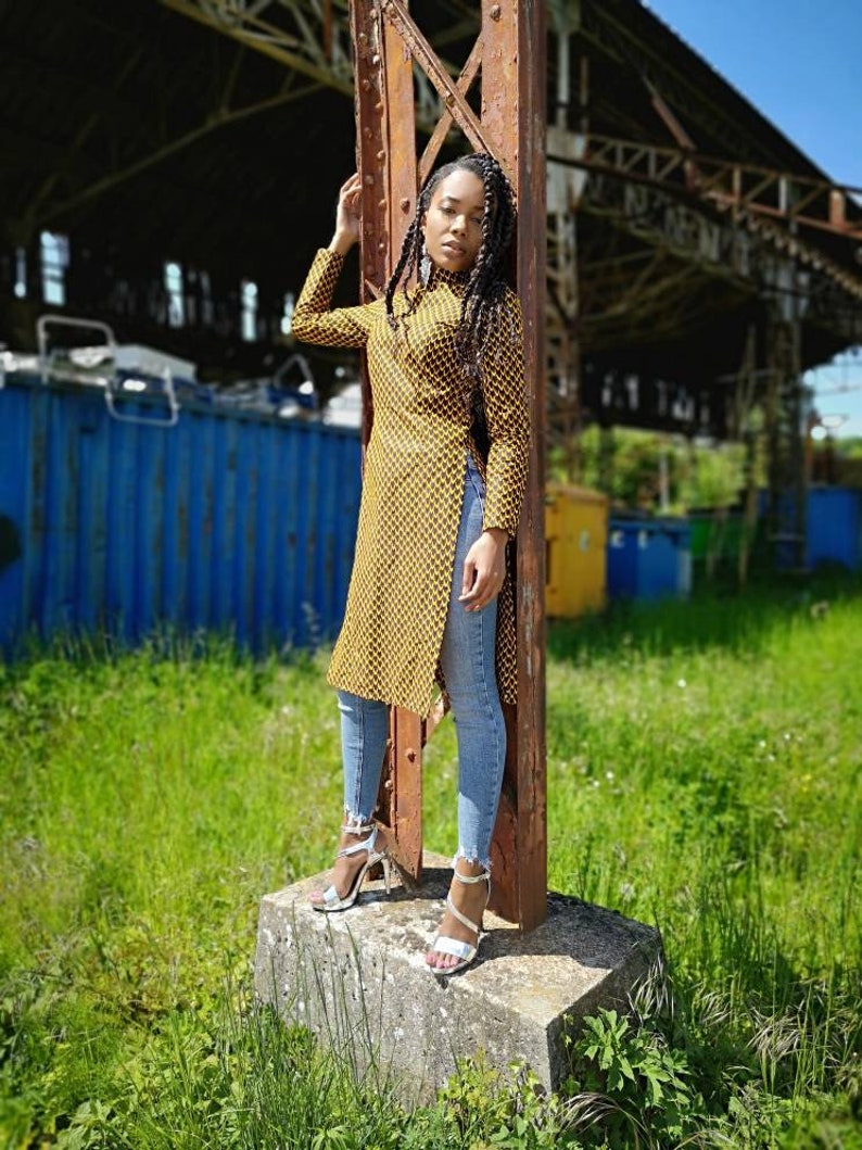 ankara tunic dress