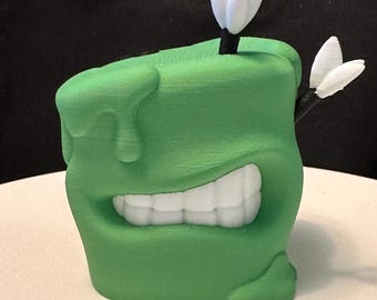 Gelatinous Cube Miniature: 3D Printed Funny DnD Monster, Tabletop RPG Terrain