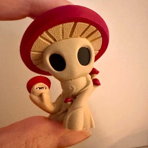 Myconid Miniatur: PLA Matte Pilz Kreatur für DnD Tabletop RPG