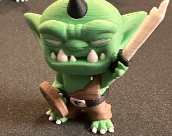 3D Printed Goblin Miniature Set: Funny DnD Minis, Tabletop RPG Terrain
