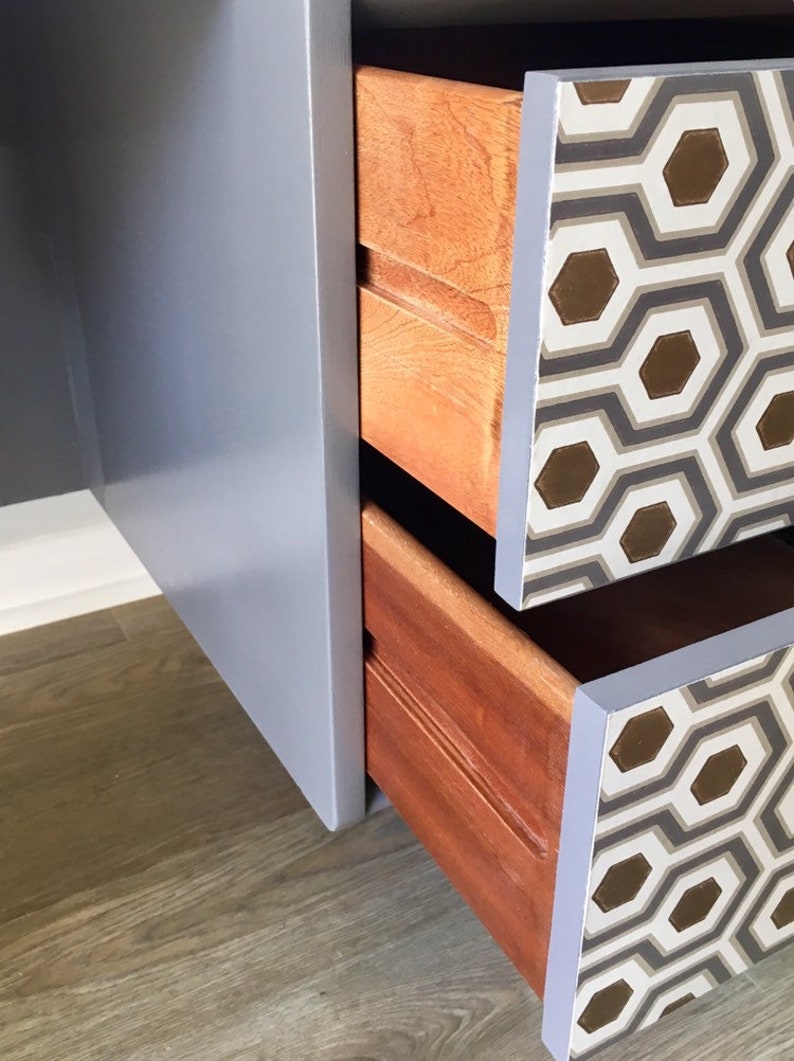 Vintage G Plan Dressing Table Desk Upcycled in Cole & So Etsy