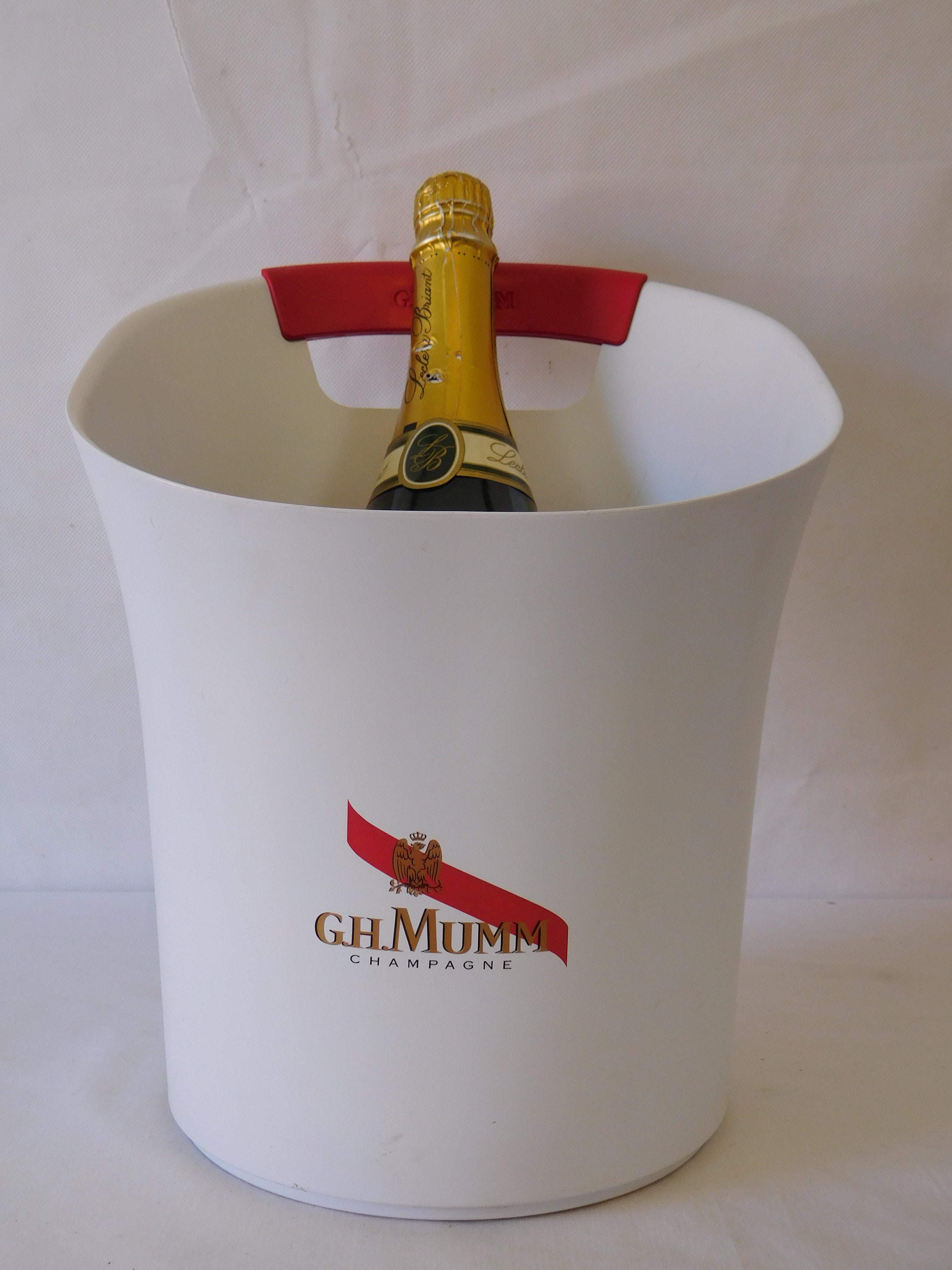 seau à glace champagne en plastique vintage français g.h.mumm/barware glacière