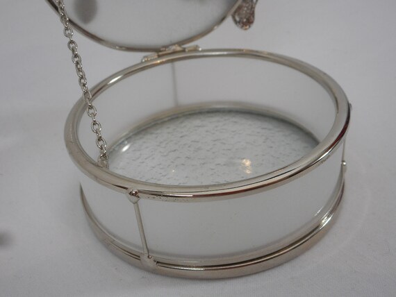 stunning vintage French silver plated metal and g… - image 6