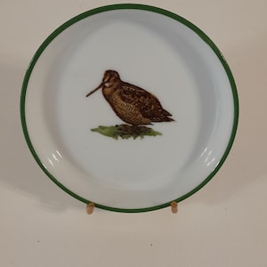 Elegant vintage French Limoges porcelain small miniature plate