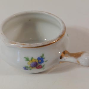 vintage French Limoges porcelain miniature vase / Jug / Dolls house ornaments