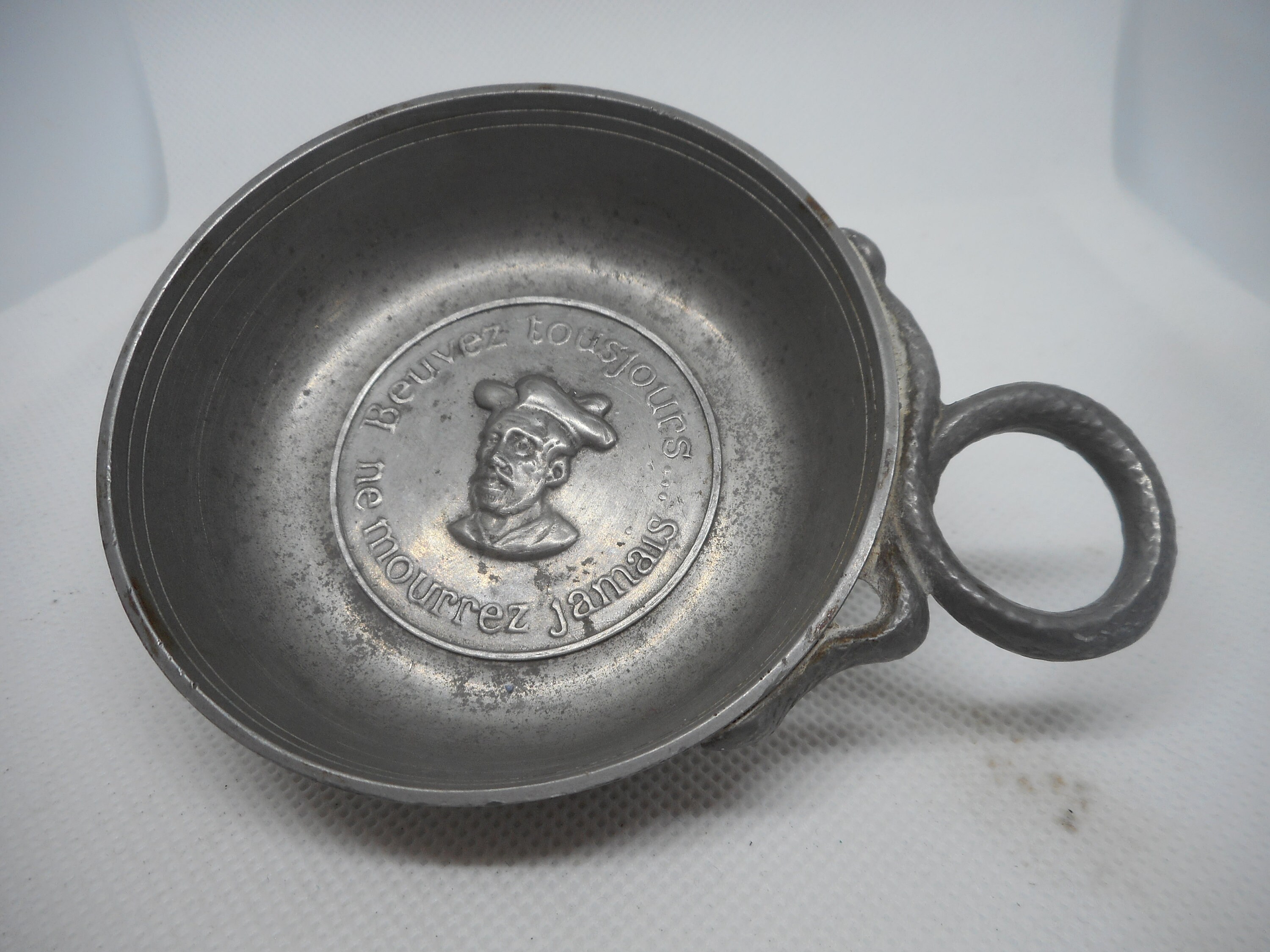 Millésime Français Étain Dégustateur/Tasse à Vin