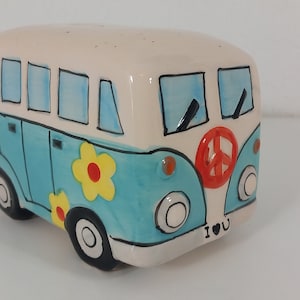 p## collectable vintage ceramic Hand decorated money box / piggy bank