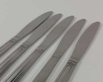 フランスヴィンテージ 大きめテーブルナイフ5本セット ヴィンテージ フレンチテーブルナイフ 5本セット / テーブル