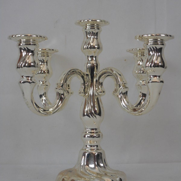 Silver Candelabra Etsy