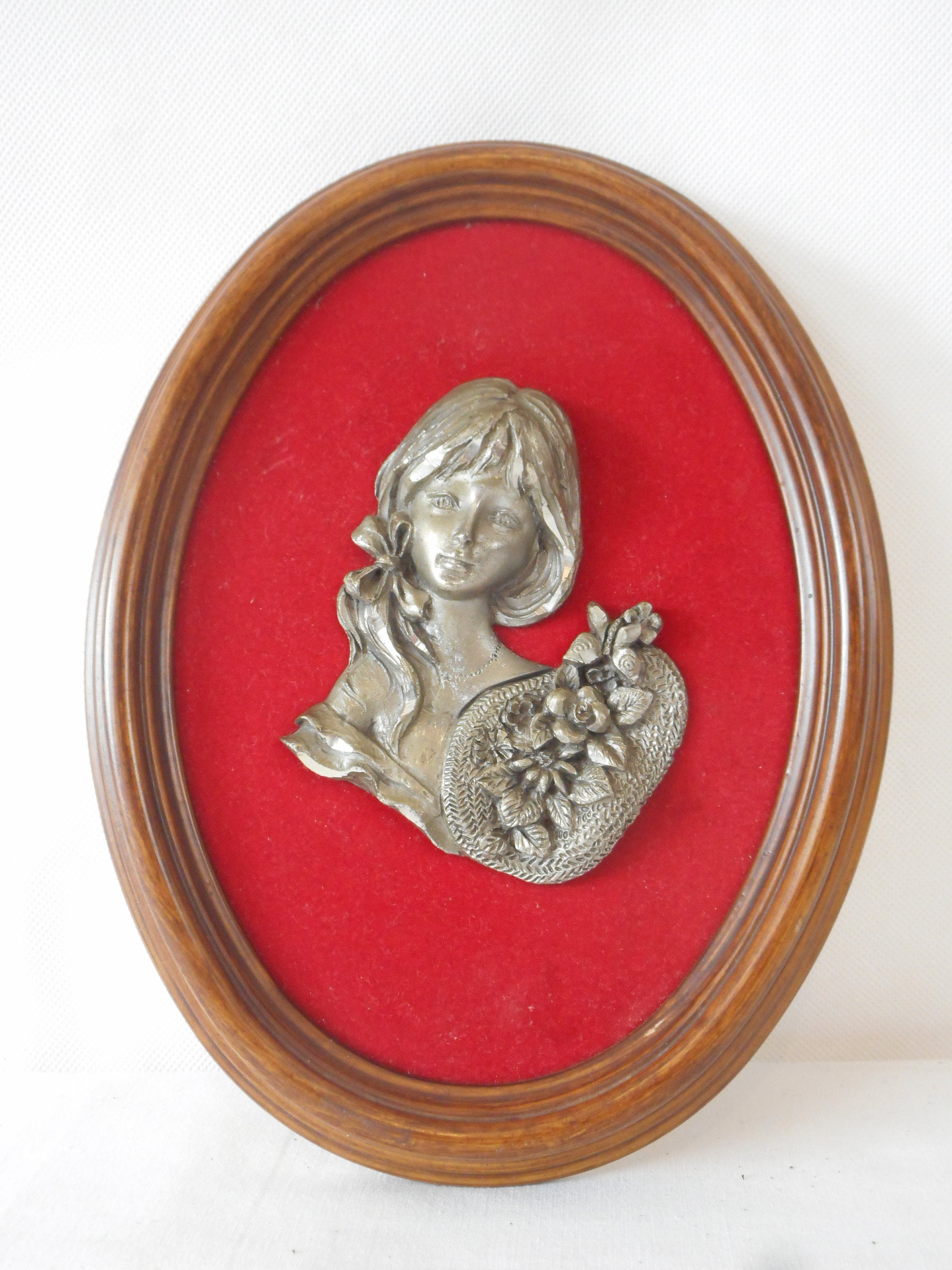 Collection Vintage Français Mur Montable Image en Éfère/Décor Français