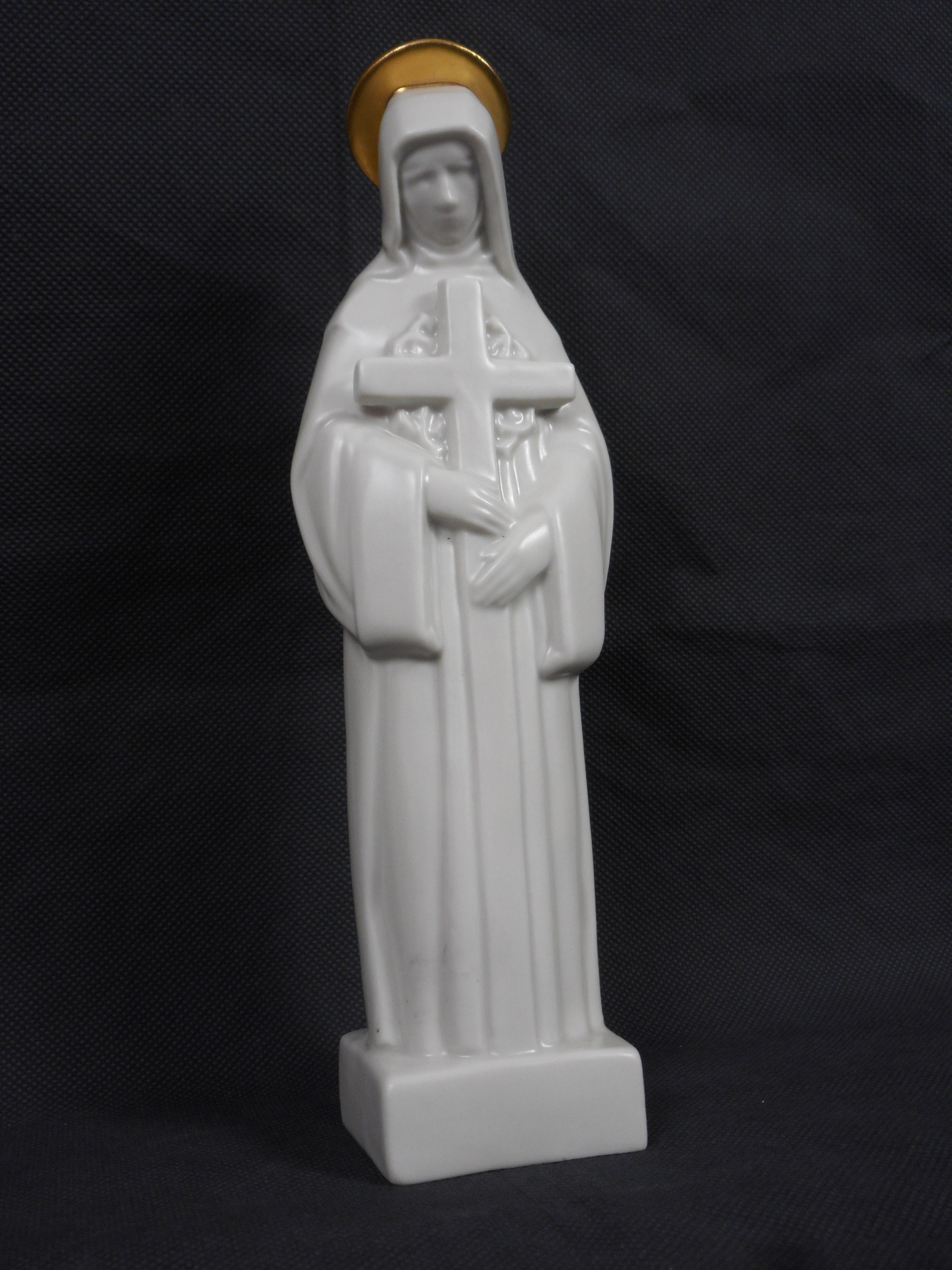 Superbe Vintage Belgique Cerabel 1960 Porcelaine Religieuse Figurine/Ornement