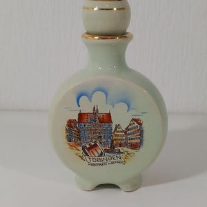 Decanter per liquori in ceramica tedesca d&#39;epoca / Barware