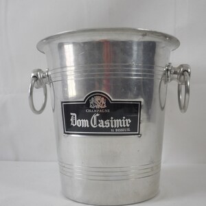 vintage French Aluminium champagne ice bucket