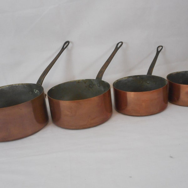 French Copper Pans Etsy