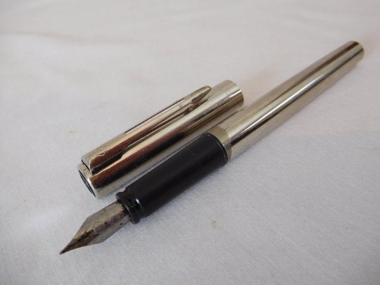 WATERMAN ヴィンテージ万年筆　18K Argent Classic Vintage Waterman Ideal Sterling Silver Fountain Pen - 18K