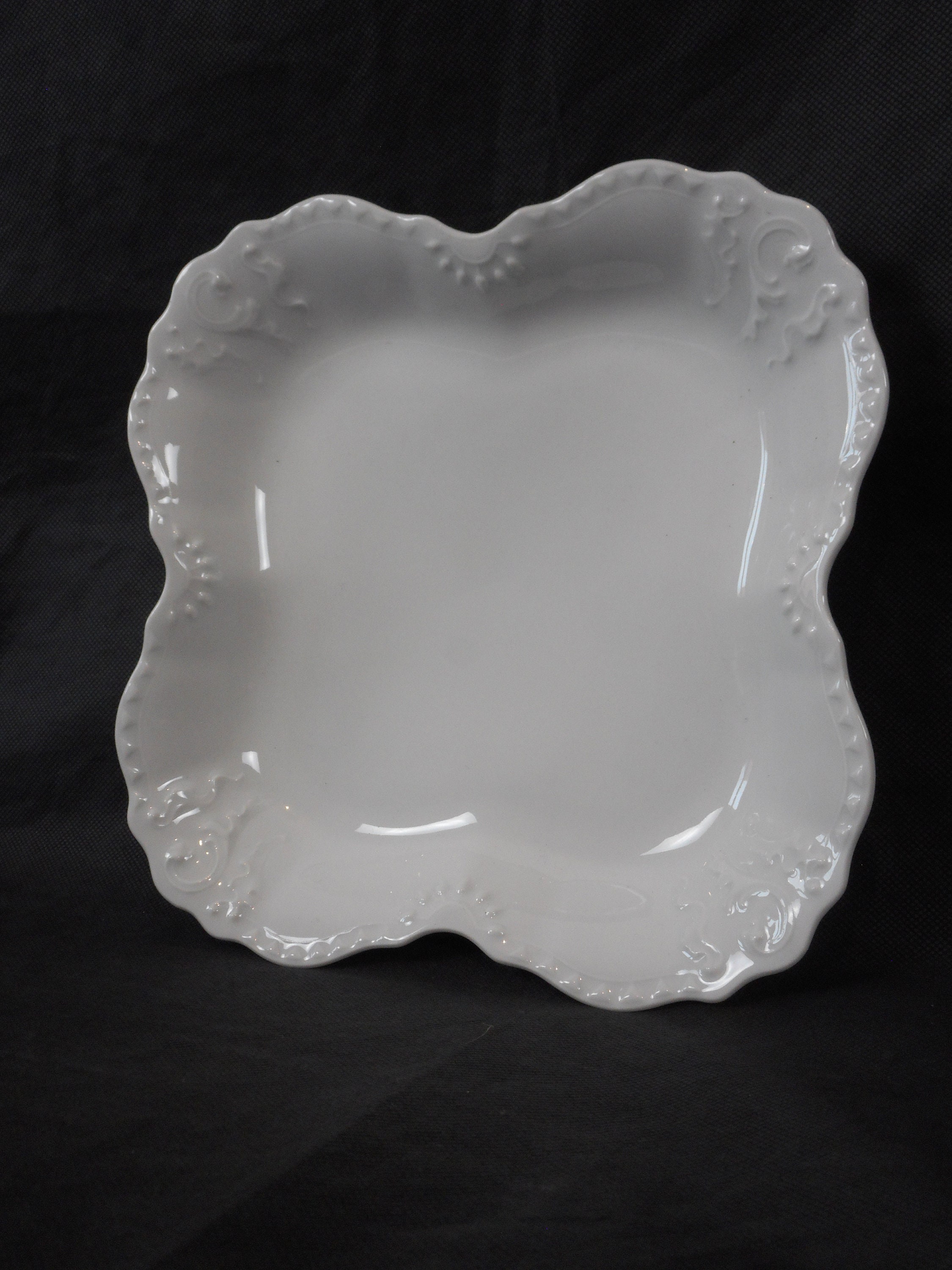 Superbe Vintage Français Limoges Porcelaine Serving Bowl/Fruit Tableware