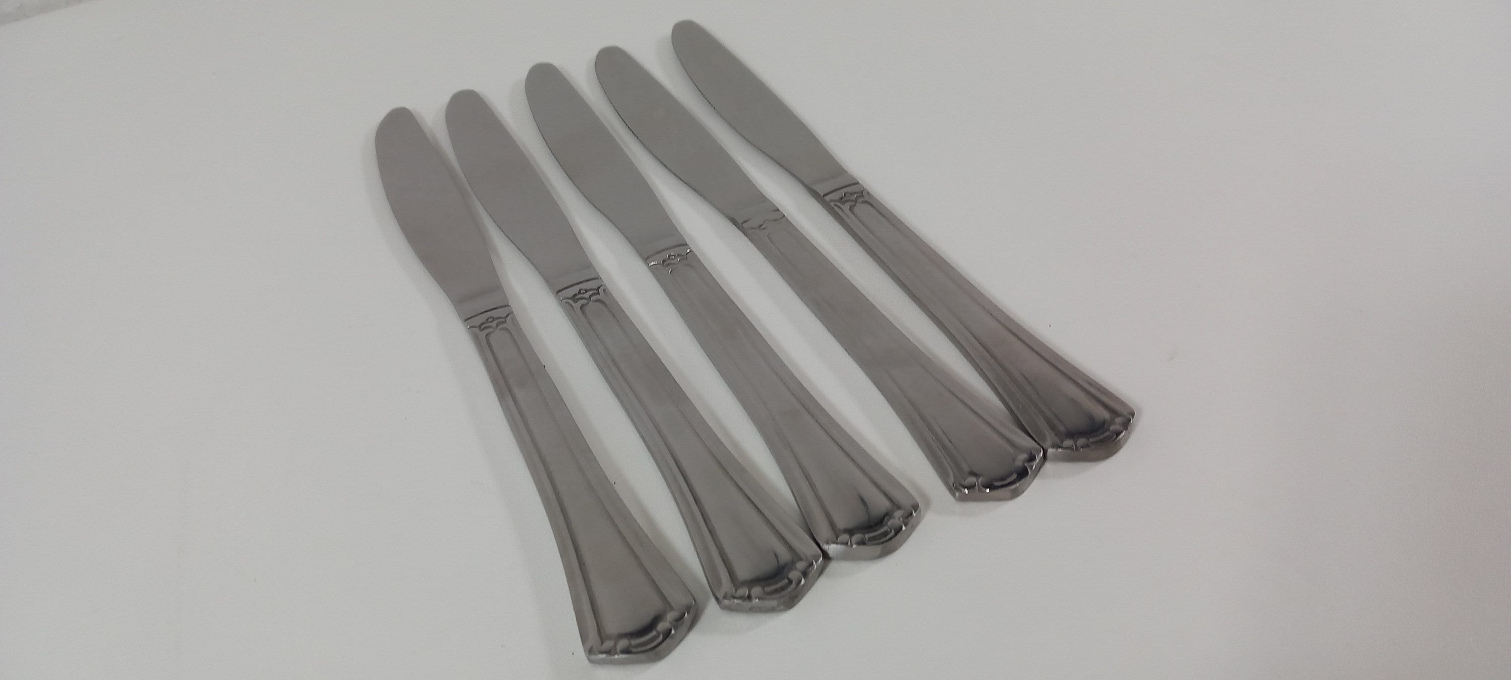 フランスヴィンテージ 大きめテーブルナイフ5本セット フランスヴィンテージ 大きめテーブルナイフ5本セット