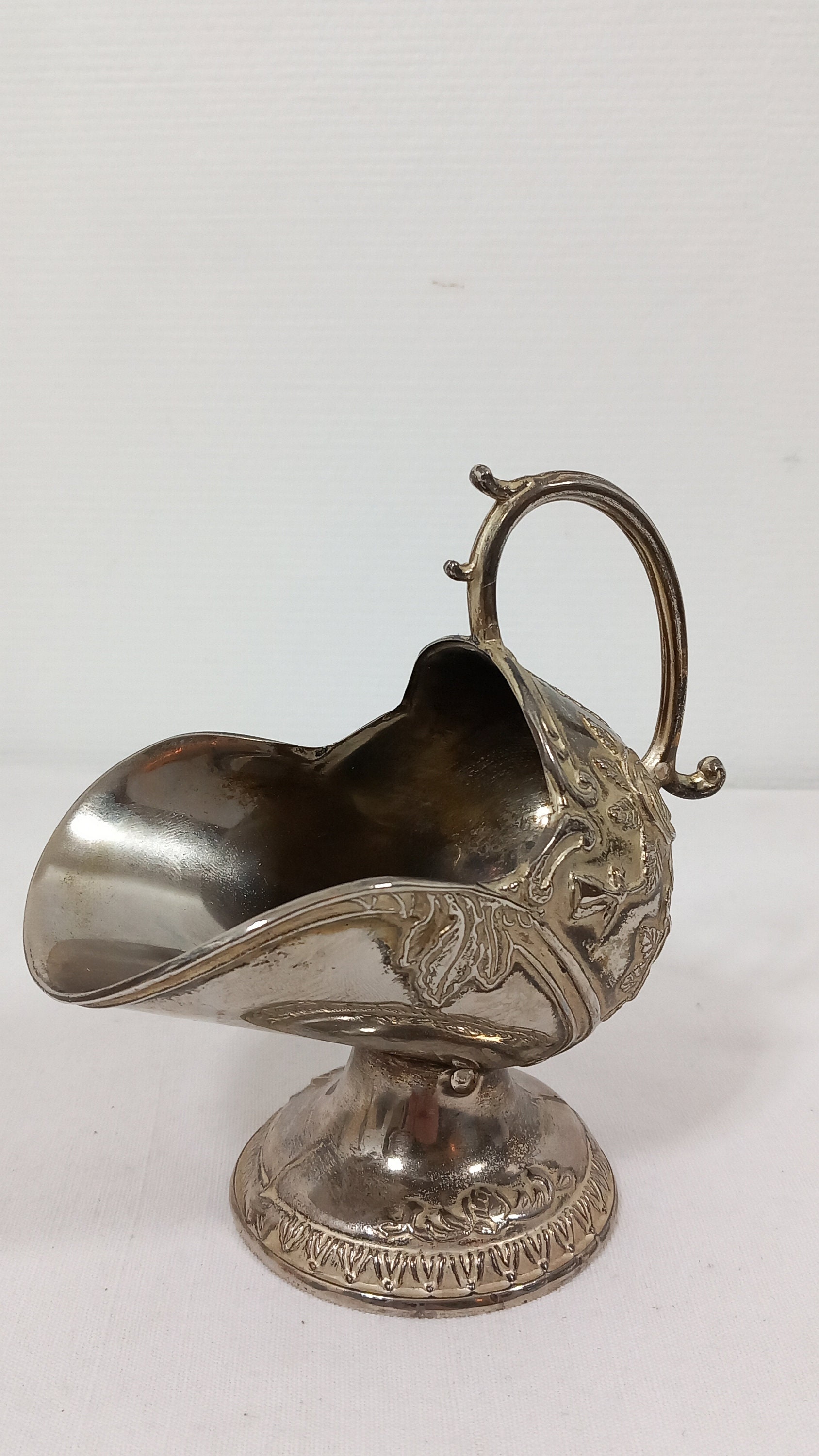 P## ヴィンテージ フランス製 シルバーメッキ メタル シュガーポット