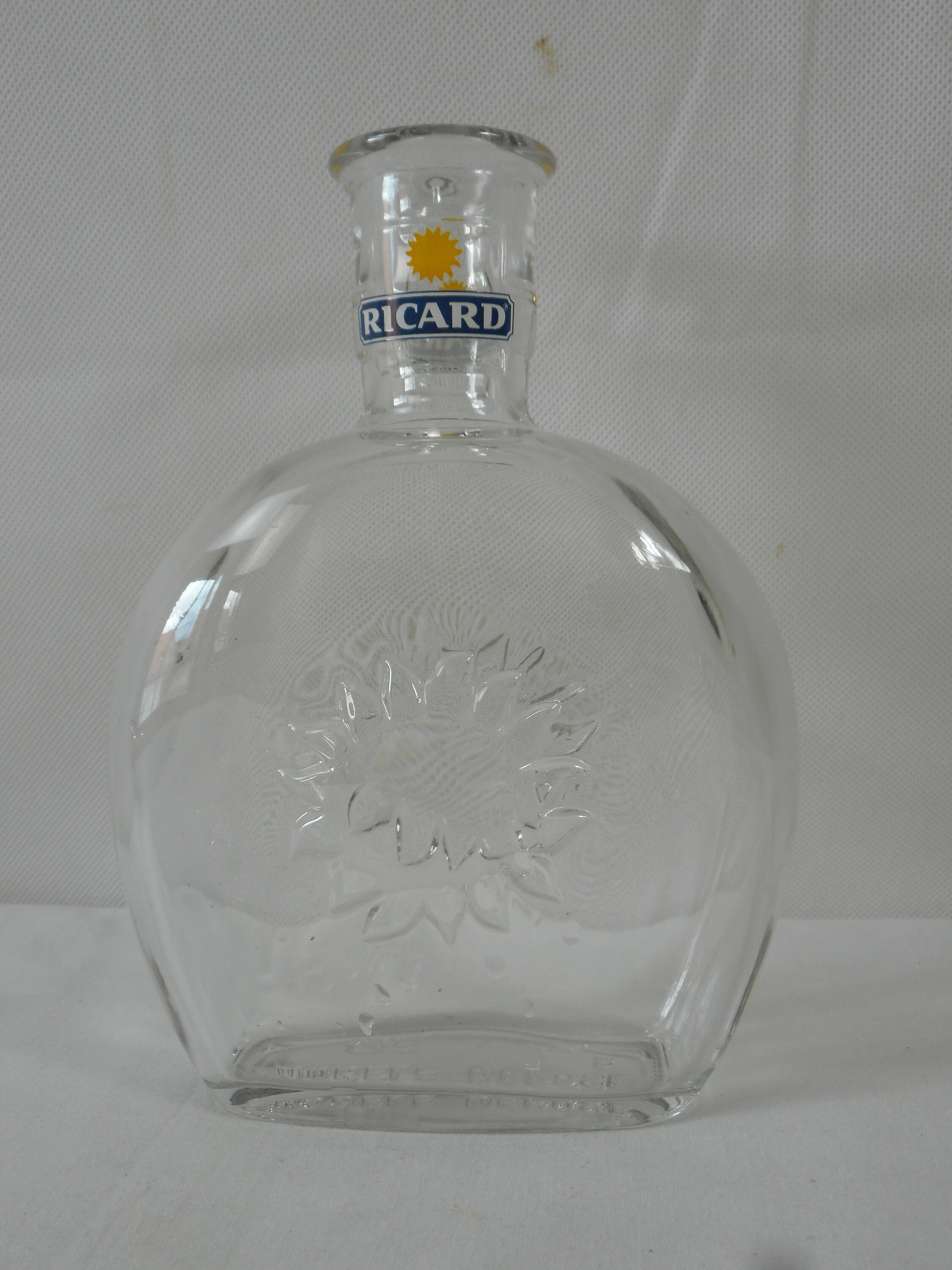 Carafe d'eau marque ricard 1/2 litre