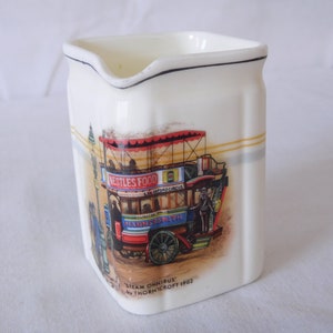 Collectable vintage English Foley Bone China shaped small Milk jug / Creamer jug