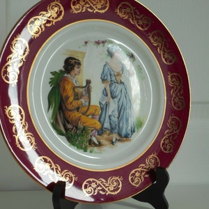 stunning vintage French Limoges Haviland porcelain decorative collectable plate