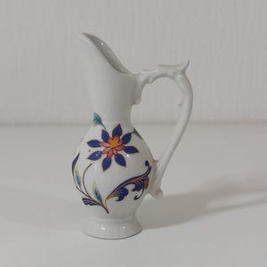 vintage French Limoges porcelain small Miniature decorative vase