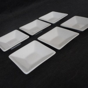 set of 6 Vintage French porcelain small Nibbles / sauce / peanut / olive dishes