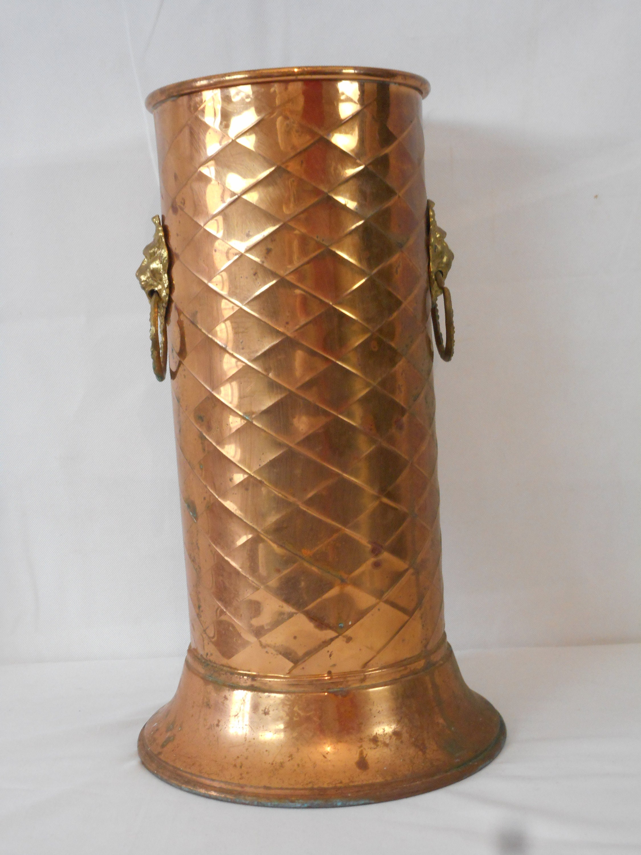 【フランス蚤の市で購入】傘立て　アンティーク　ビンテージ　真鍮 傘立て アンブレラスタンド アンティーク風傘立て おしゃれ 真鍮