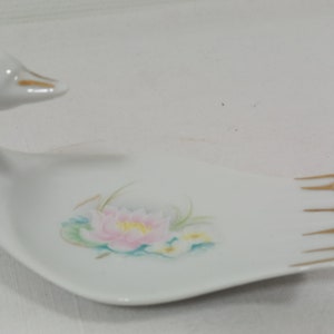 P## vintage French Limoges porcelain decorative trinket / dish / change dish / ornament