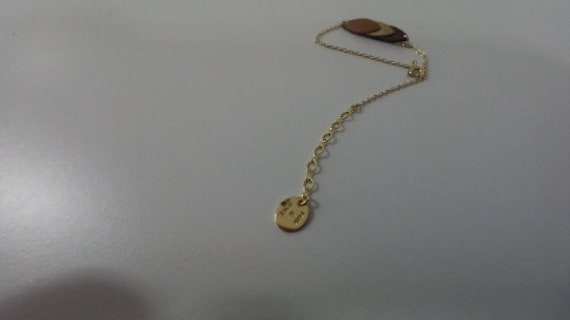 Vintage French Gold Plated Metal Bracelet / Fashi… - image 6