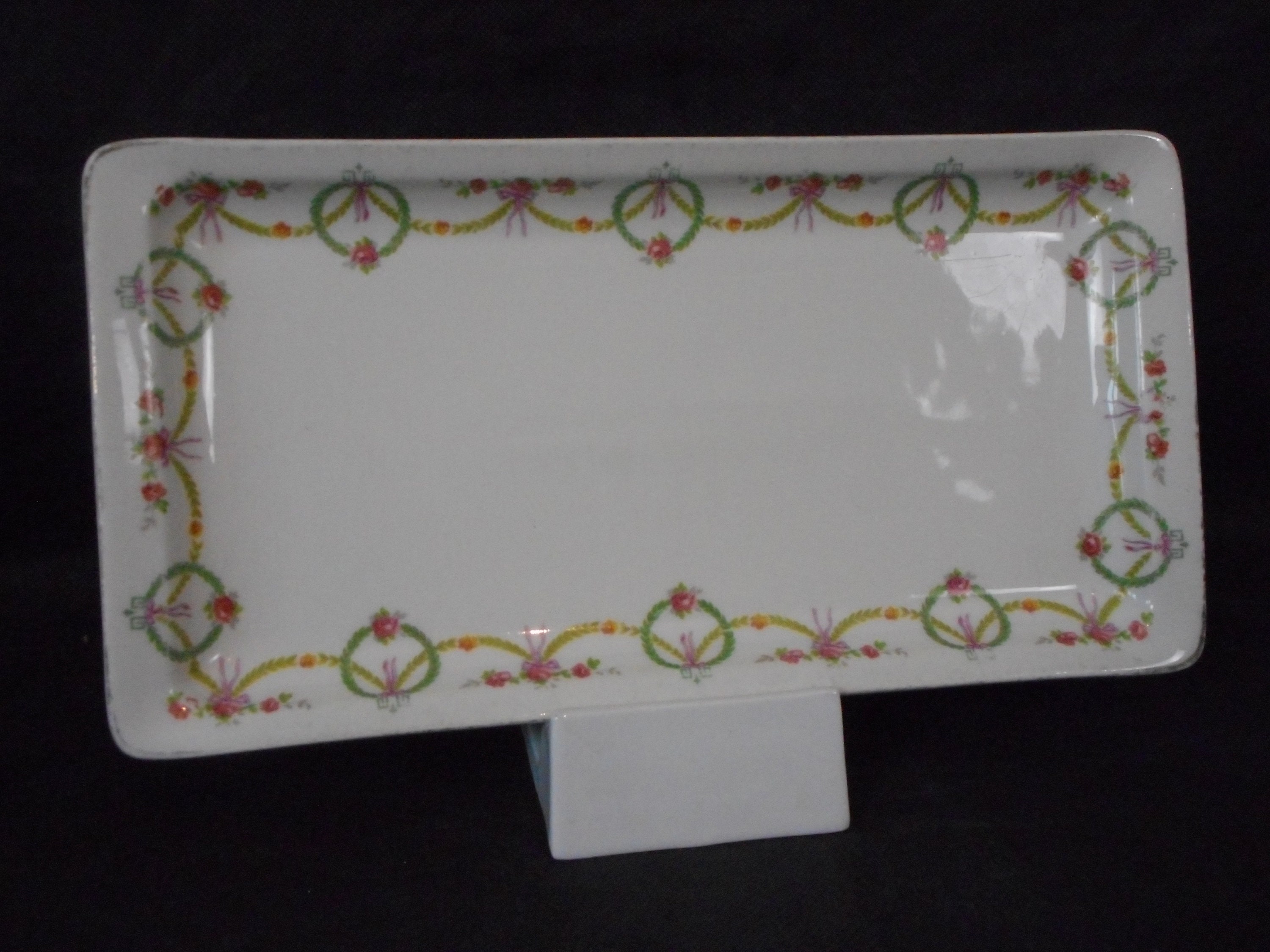 Assiette de Service Gâteau Porcelaine Cru/Plateau Vaisselle Plateau