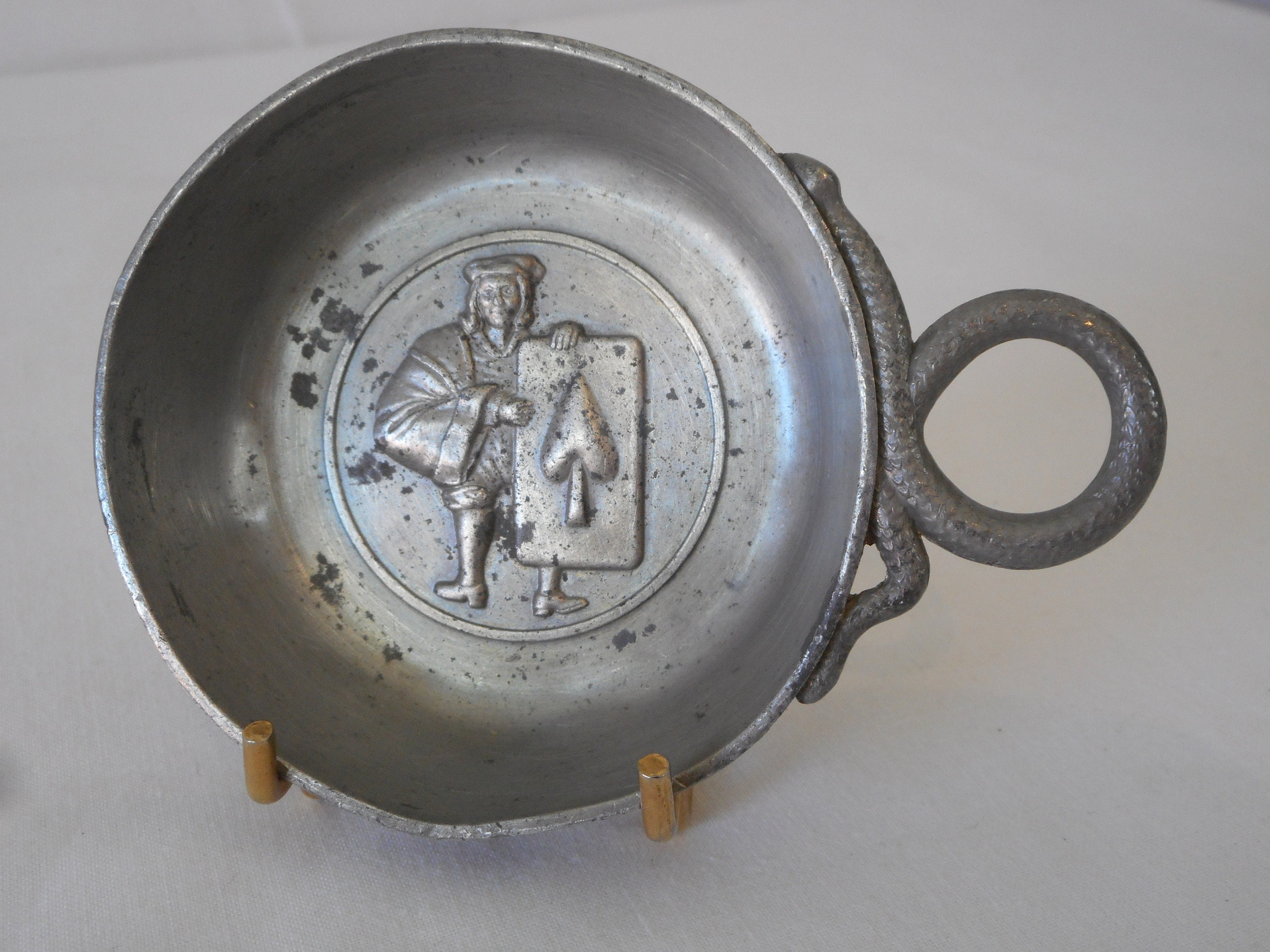 Millésime de Collection Français Étain/Etain Tastevin Tasse à Vin