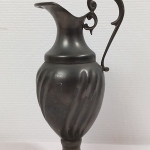 vintage French pewter decorative vase / ornament / French Decor