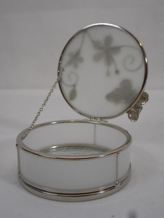 stunning vintage French silver plated metal and g… - image 5