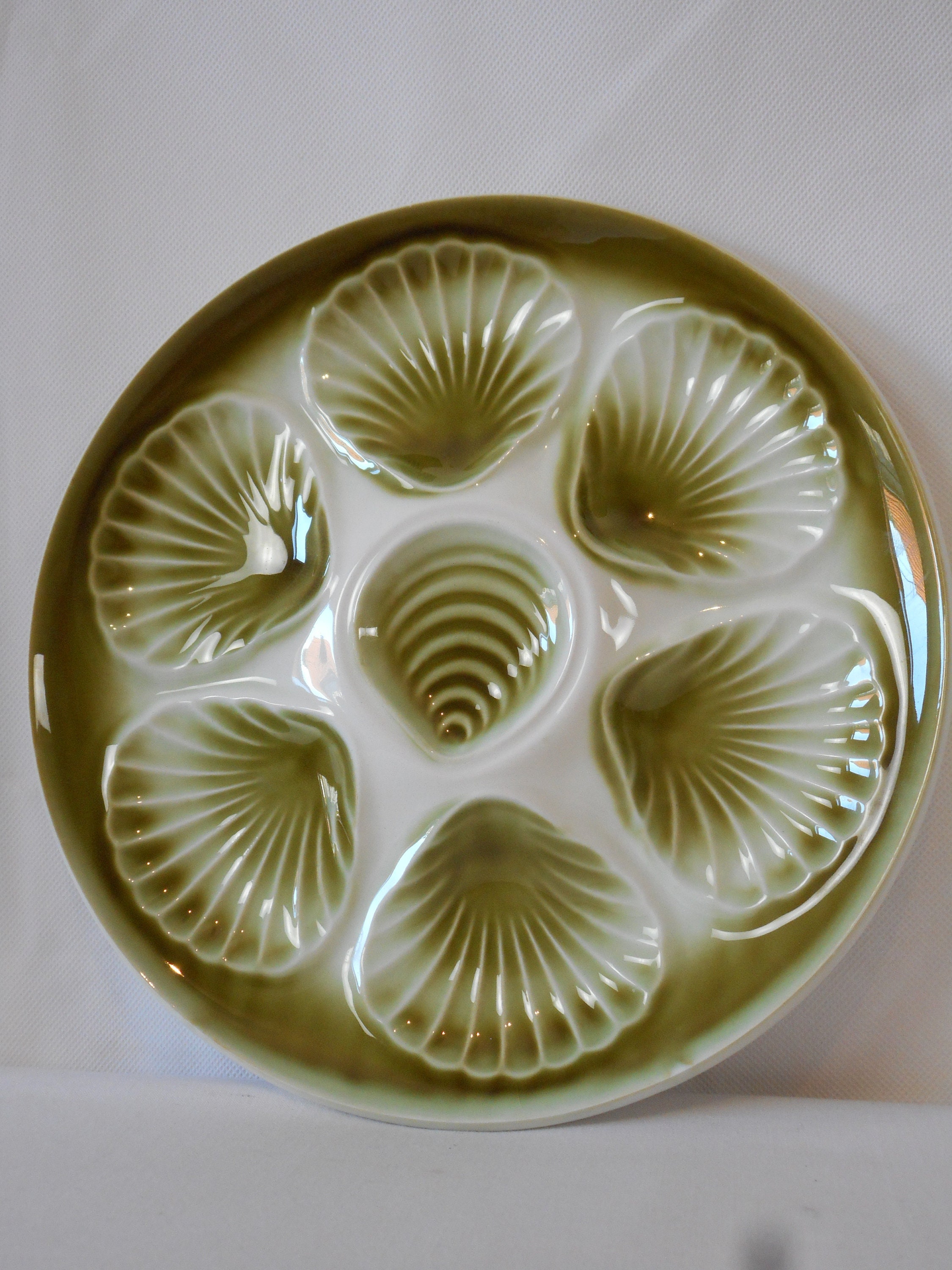 Superbe Cru Français Moulin Des Loups Plaque d'huîtres Vitrées en Céramique