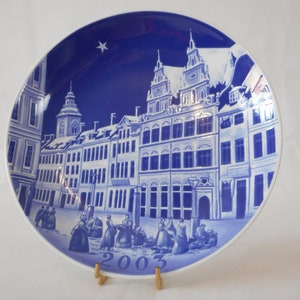 vintage Denmark Old Copenhagen Blue ceramic plate / ornament