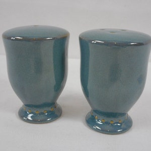 vintage French porcelain decorative salt and pepper pots