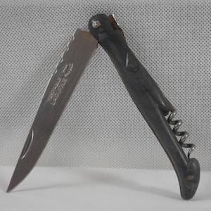 vintage French hand made Laguiole stainless steal pocket knife
