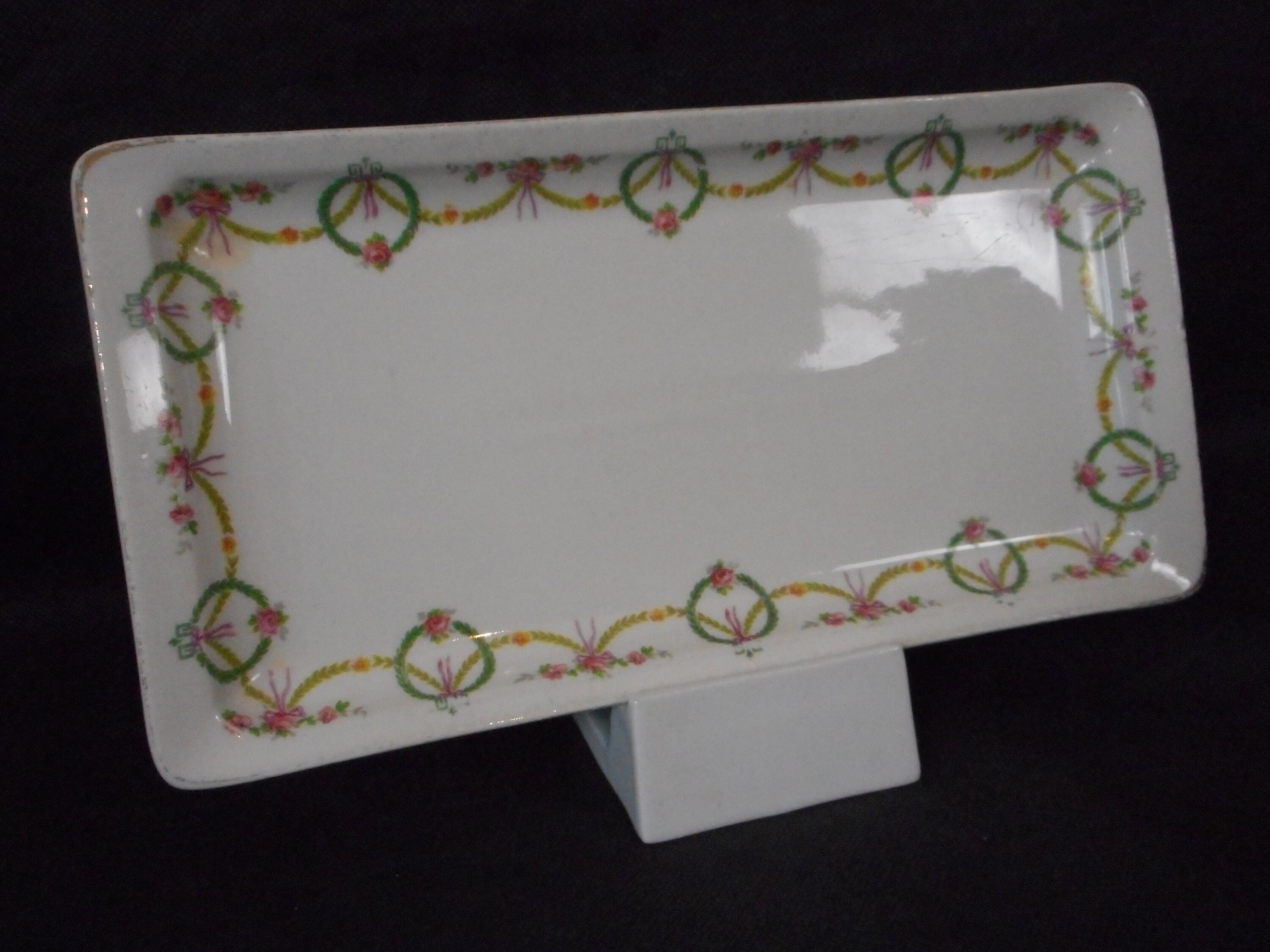 Assiette de Service Gâteau Porcelaine Cru/Plateau Vaisselle Plateau