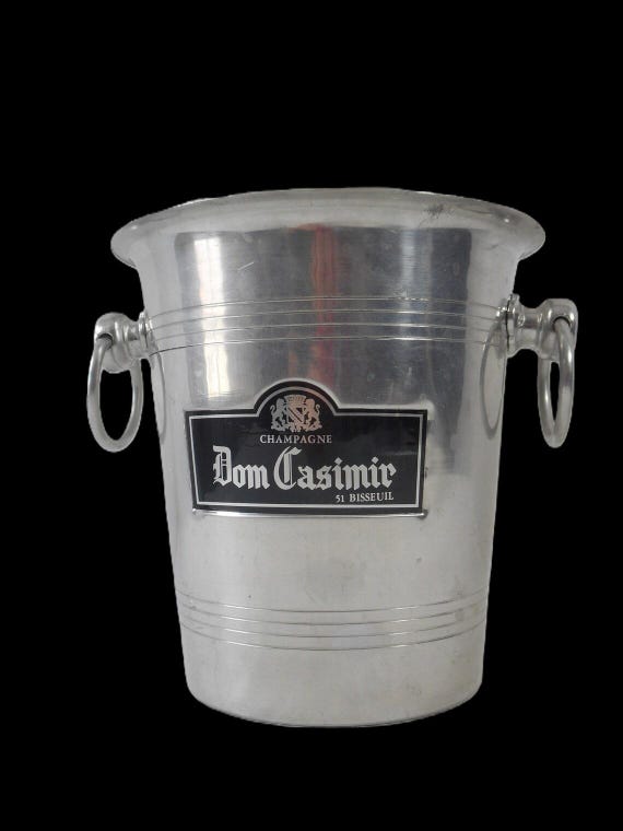 Seau à Champagne Ancien Rémy Galichet - Aluminium - Bouzy Marne - Années 1920-1940 - France