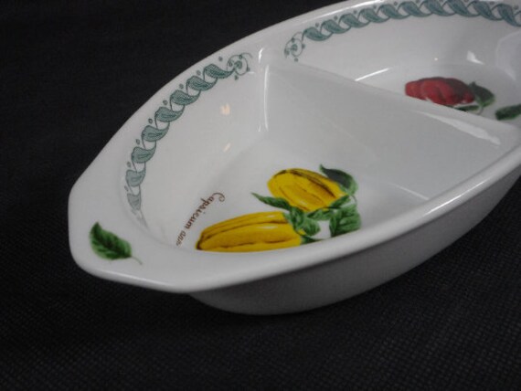 Plato de porcelana italiana Tognana vintage tazon vajilla plato Nibbles Etsy Espana