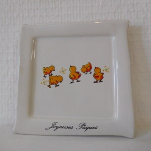 vintage French small porcelain Foie Gras serving plate / Dish / French kitchen