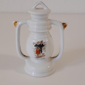 vintage French porcelain small miniature collectable ornament / dolls house