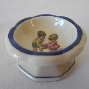 vintage French Royal Limoges small child,s egg holder